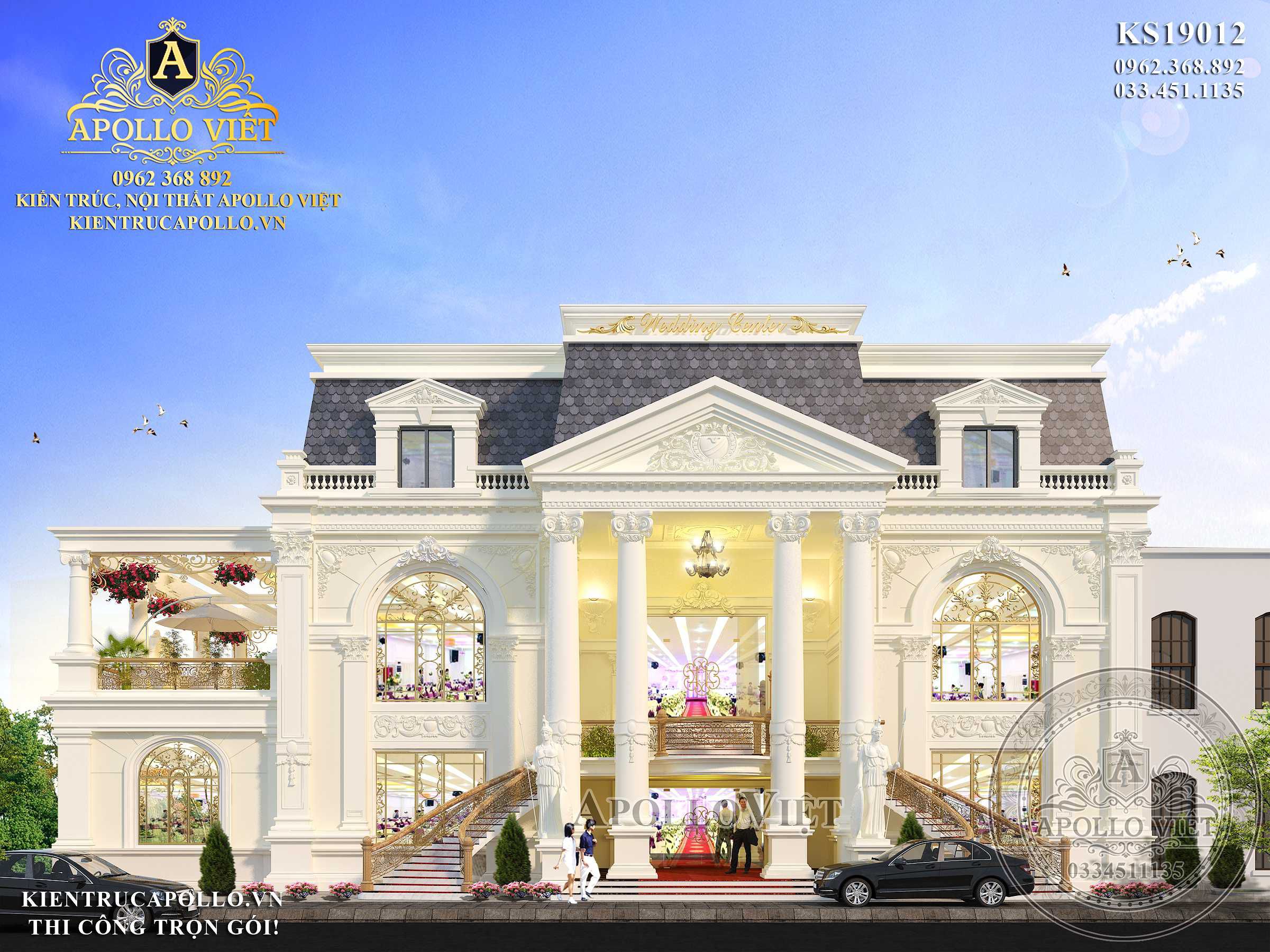Khách sạn - nhà hàng tiệc cưới sang trọng, hoàn mỹ